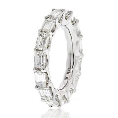 5 50CTS HORIZONTAL EMERALD CUT DIAMOND ETERNITY ETERNITY BAND - 2294003