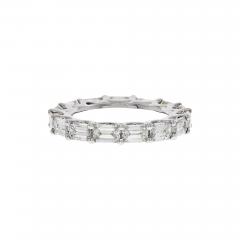5 50CTS HORIZONTAL EMERALD CUT DIAMOND ETERNITY ETERNITY BAND - 2294883