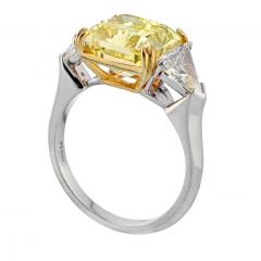 5 CARAT RADIANT CUT DIAMOND GIA TRILLIONS RING - 2926259