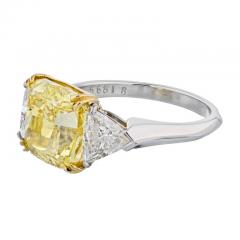 5 CARAT RADIANT CUT DIAMOND GIA TRILLIONS RING - 2926260