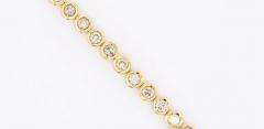 5 Carat TW Diamond Bezel Set Tennis Bracelet in 18k Yellow Gold 7  - 3715386