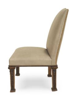 5 English Georgian Leather Side Chairs - 4639910