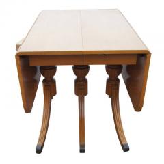 5 Foot Vintage Mahogany Dining Table with Drop Leaves by Rway - 2616855