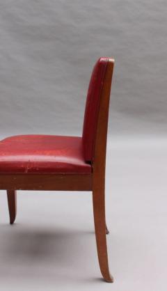 5 French Art Deco Mahogany Side Chairs - 2709880