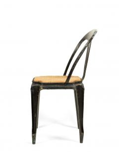 5 French Art Deco Metal Cafe Side Chairs - 4670513
