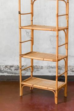 5 Shelf bamboo bookcase 1980 - 3639106