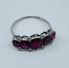 5 Stone Ruby Ring - 1775620