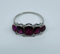 5 Stone Ruby Ring - 1775621