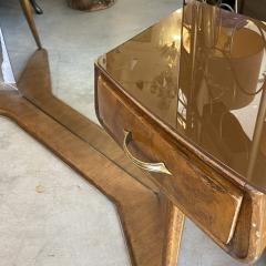50s Italian Mirror with Nightstands  - 3815693