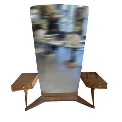 50s Italian Mirror with Nightstands  - 4439553