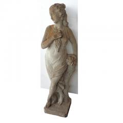 56 Vintage Cast Stone Neoclassical Garden Statue - 2790358