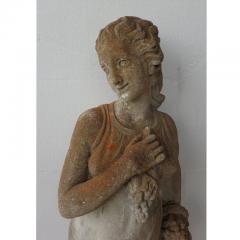 56 Vintage Cast Stone Neoclassical Garden Statue - 2790360