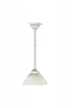 6 Holophane Square Hanging Lights - 4161940