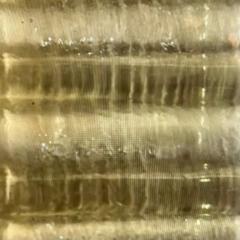 6 Tier Smoke Corrugated Glass Round Chandelier 36 Diameter - 4046928