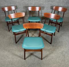 6 Vintage Danish Mid Century Modern Teak Dining Chairs by Sch nning Elgaard - 3316609