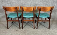 6 Vintage Danish Mid Century Modern Teak Dining Chairs by Sch nning Elgaard - 3316612