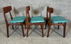 6 Vintage Danish Mid Century Modern Teak Dining Chairs by Sch nning Elgaard - 3316615