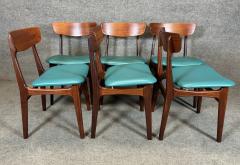 6 Vintage Danish Mid Century Modern Teak Dining Chairs by Sch nning Elgaard - 3316616