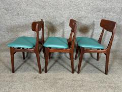 6 Vintage Danish Mid Century Modern Teak Dining Chairs by Sch nning Elgaard - 3316618