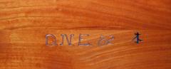 David Ebner Mahogany Standing Desk 1982 - 843