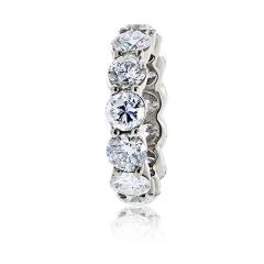 7 15cttw Round Brilliant Cut Diamond Eternity Ring - 4549400