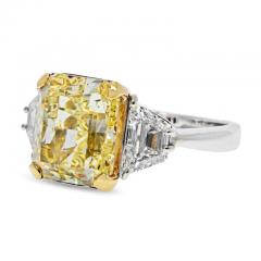 7 CARAT RADIANT CUT DIAMOND FANCY YELLOW GIA 7 05 CARAT FANCY YELLOW VS2 - 2926253