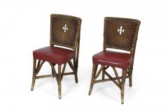 7 Piece American Art Deco Style Wicker Furniture Set - 2794573