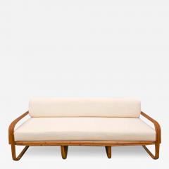 70s Bamboo Sofa Lined with Dedar Textile - 3653060