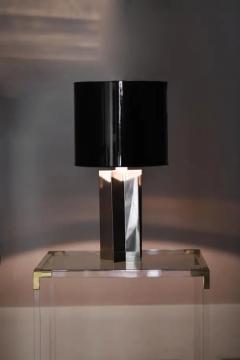 70s Lamp Made of Chromed Metal and Vinyl - 3347533