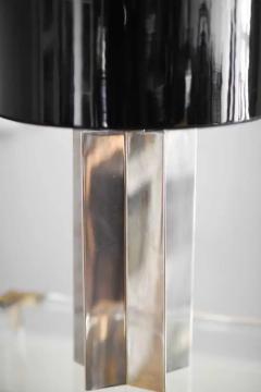 70s Lamp Made of Chromed Metal and Vinyl - 3347534