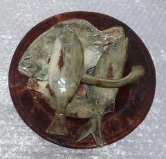 76 Portuguese Palissy majolica plate - 4688628