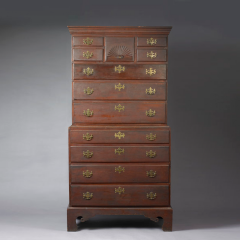 Chippendale Chest on Chest c 1770 80 - 6572