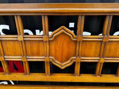 79 Mid Century 3 Diamond Walnut Headboard - 4453241