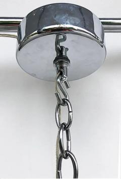 8 Arm Chandelier with Crystal Glass Drops Chain and Canopy Wired Working - 3513624