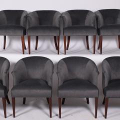 8 Arm chairs in stile ofEdward Wormley sold in pairs - 1035709