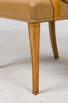 8 English Art Deco Maple High Back Dining Chairs - 4630580