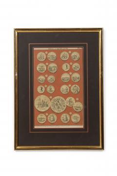8 English Engravings of Various Medals - 4517398