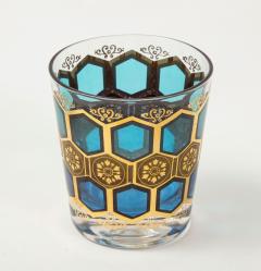 8 Mid Century Gilt Rocks Glasses - 2132426