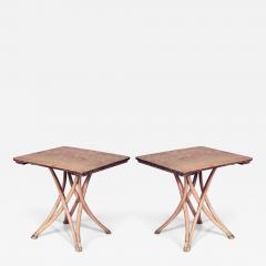 8 Various Bentwood Stripped Caf Tables - 4186153