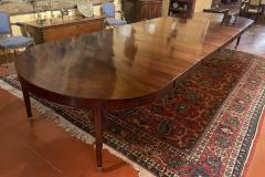 8 foot Louis XVI Mahogany Dining Table Of 5 30m Long - 4240183