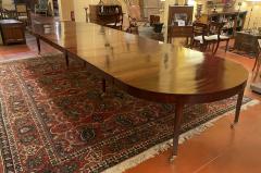 8 foot Louis XVI Mahogany Dining Table Of 5 30m Long - 4240185