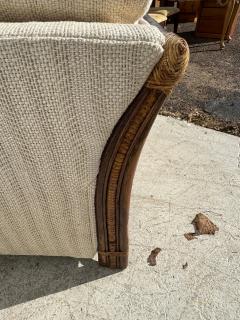 83 Boho Chic 3 Seat Bamboo and Rattan Sofa - 4474550