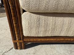 83 Boho Chic 3 Seat Bamboo and Rattan Sofa - 4474551