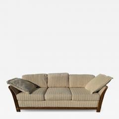 83 Boho Chic 3 Seat Bamboo and Rattan Sofa - 4475568
