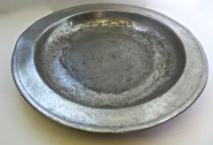 8th Century English Pewter Sadware Dish - 677421