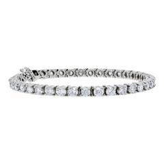 9 CARAT 14K WHITE GOLD DIAMOND TENNIS BRACELET - 2495354