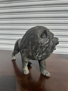 9 tall Bronze Foo Dog w patina - 4397954