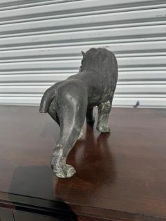 9 tall Bronze Foo Dog w patina - 4397955