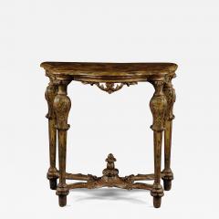 9266 A FINE PAIR OF WHITE PAINTED SILVER GILT CONSOLE TABLES - 3590844