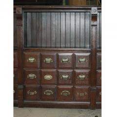 9FT Antique Early 20th Century Apothecary Cabinet - 2636706